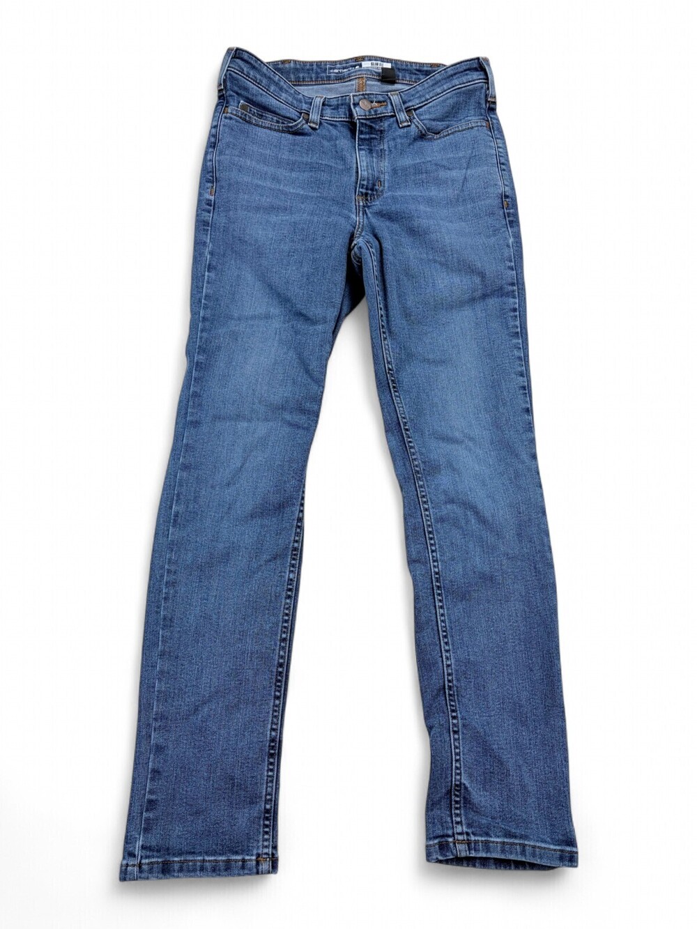 Carhartt Women's Slim Straight Jeans Size 6 Medium Wash